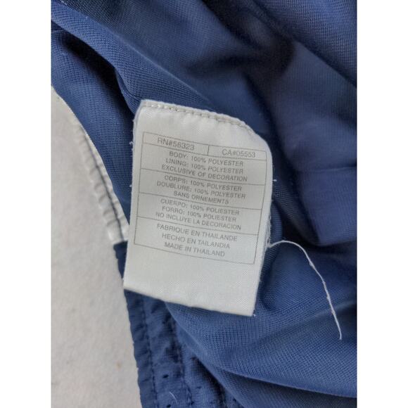 Mens Nike Mesh Athletic Shorts Size M Blue Embroidered Swoosh - Picture 9 of 12